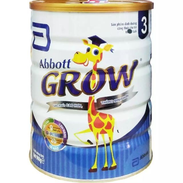 Sữa Abbott Grow 3 900g date 2022 (cho bé 1_2 tuổi)