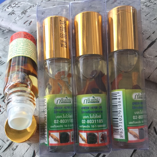 Dầu nhân sâm Green herb oil
