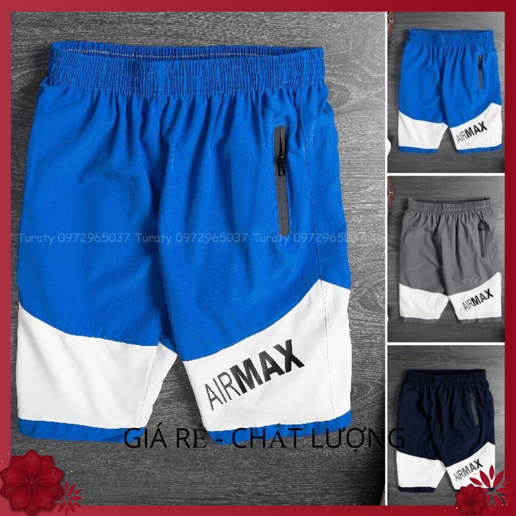 Quần Đùi Nam AirMax Mẫu Quần Short Nam Dáng Thể Thao Có Dây Rút Hàng Đẹp Co Giãn Senko.Shop05 | BigBuy360 - bigbuy360.vn