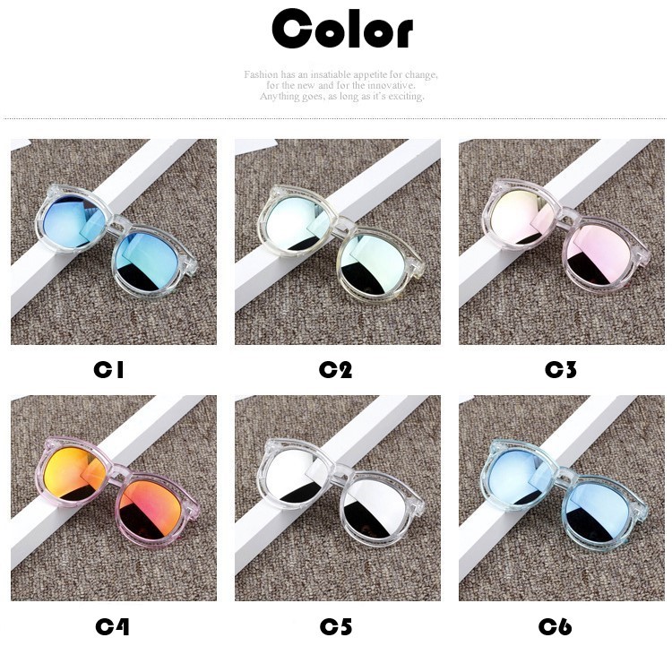 Kính râm thời trang gọng lớn nhiều màu sắc tùy chọn đáng yêu dành cho bé