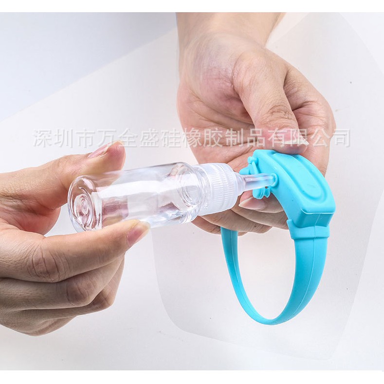 Vòng Đeo Tay Tiện Lợi Chiết Gel Rửa Tay Nhiều Màu Dung Tích 10 ml