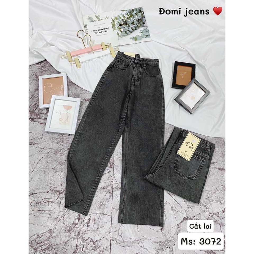 QUẦN JEANS BAGGY ĐEN KHÓI KIỂU DÁNG BASIC THÍCH HỢP PHỐI VỚI MỌI ĐỒ