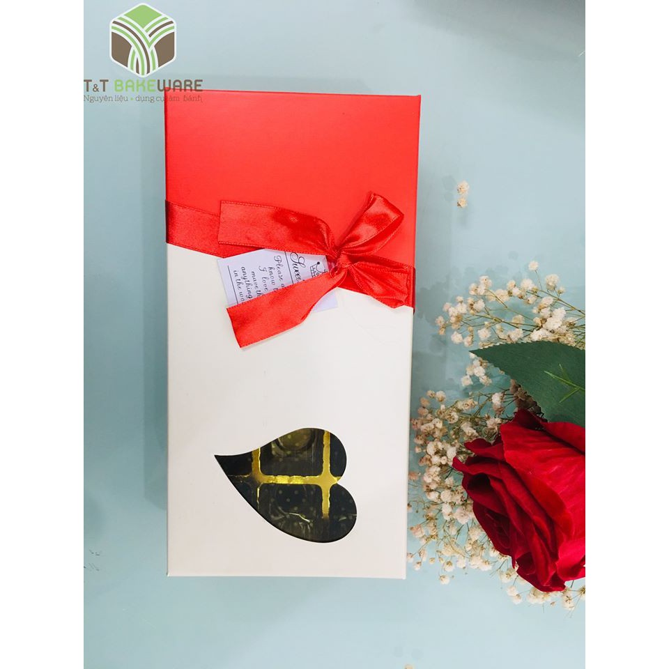 Hộp đựng socola hình chữ nhật cho ngày Valentine nhiều mẫu