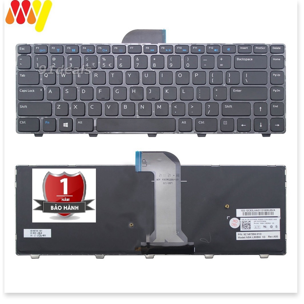🔜 Bàn phím laptop Dell 14R 3421, 3437, 5421, 5437, 2421
