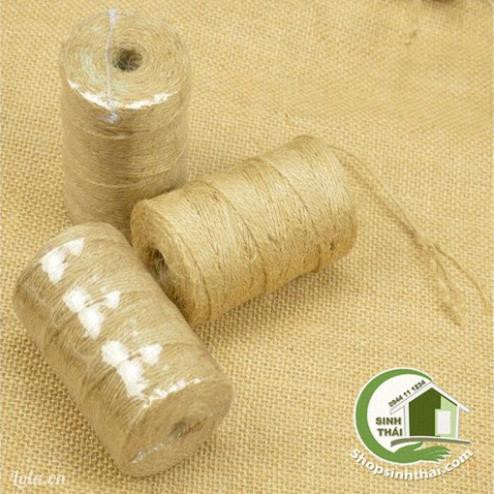 Dây thừng gai - dây gai - dây cói - dây bố thô trang trí handmade [ 1 mét ]