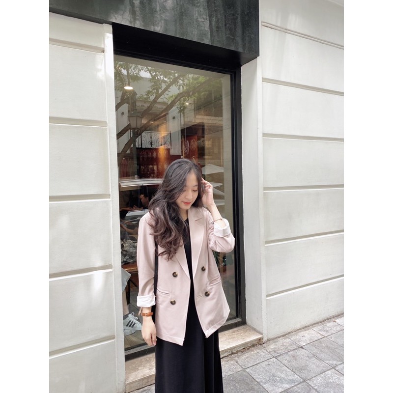Áo Blazer trơn 2 lớp Ma Vie