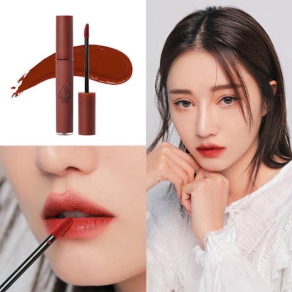 SON KEM LÌ 3CE VELVET LIP TINT TAUPE