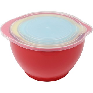 Bộ 3 thố trộn bột có nắp nhựa Gourmet