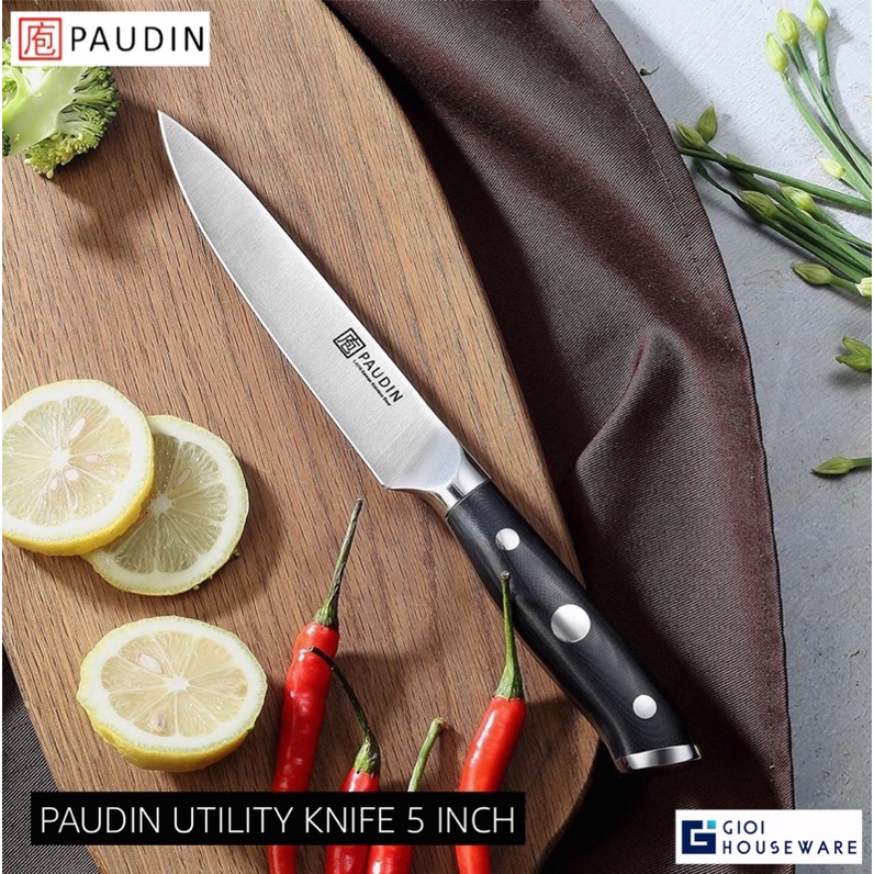 PAUDIN D6 Dao Gọt Trái Cây Thép Đức - GiOi Houseware Free ship