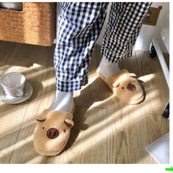 Dép Đi Trong Nhà - Văn Phòng Hình Dáng Heo Dễ Thương
