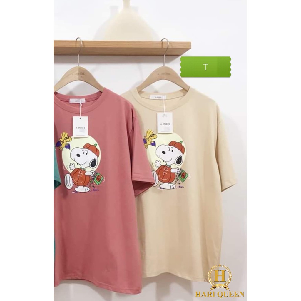 [FREE SHIP ĐƠN TỪ 50K] Áo phông cún Snoopy đi học DTR0520 1