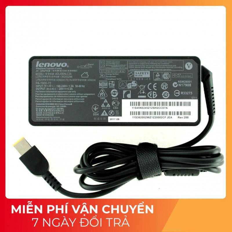 Sạc Laptop Lenovo 20V - 4.5A 90W 3.25A 65W chân USB zin logo - Kèm dây nguồn