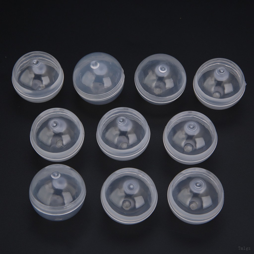 Set 10 bóng trong suốt đường kính 28mm cho máy trò chơi
