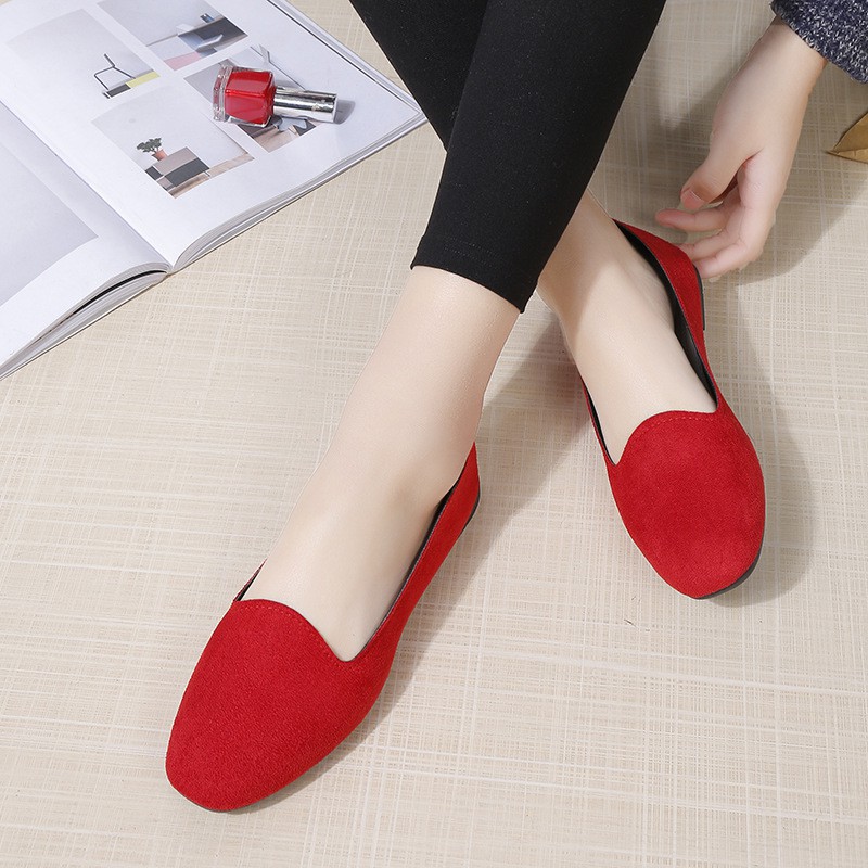 Giày đế bệt cỡ lớn đơn giản dành cho nữ | BigBuy360 - bigbuy360.vn