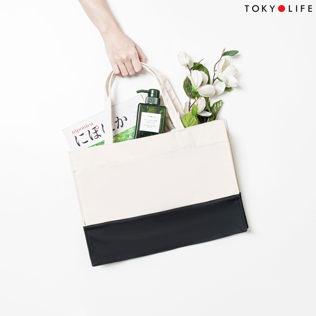 Túi vải Canvas TOKYOLIFE I2BAG501H/ I2BAG502H/I2BAG509H ( GIAO MẪU NGẪU NHIÊN )