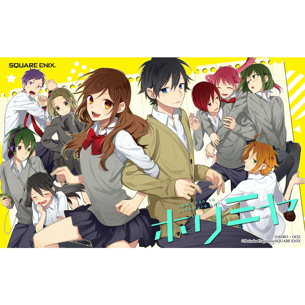 Poster A4 dán tường Anime, decal 21x30 trang trí có keo Hori-san To Miyamura-kun Wallpapers (1), nhận in theo yêu cầu