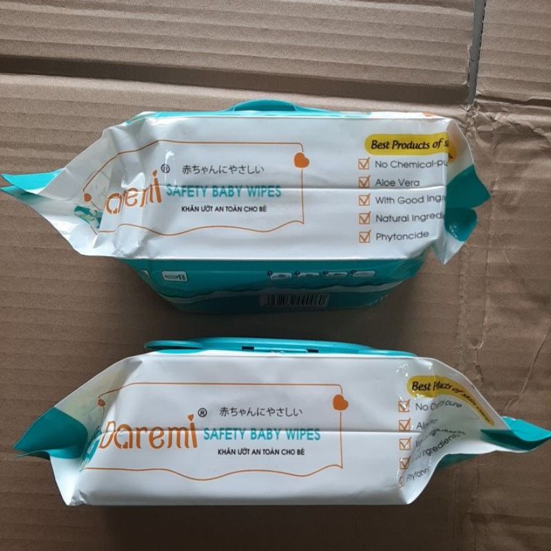 Khăn Giấy Ướt Doremi Gói Lớn 100 sheets không mùi - 750 gram/gói