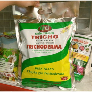 Phân vi sinh vật Điền Trang Trichoderma 1kg - Chuyên dùng ủ phân hữu cơ và phòng ngừa nấm bệnh