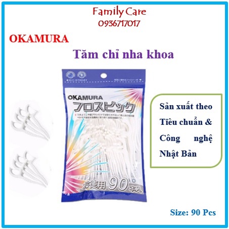 Okamura - Tăm kẽ chỉ nha khoa chất lượng Nhật Bản
