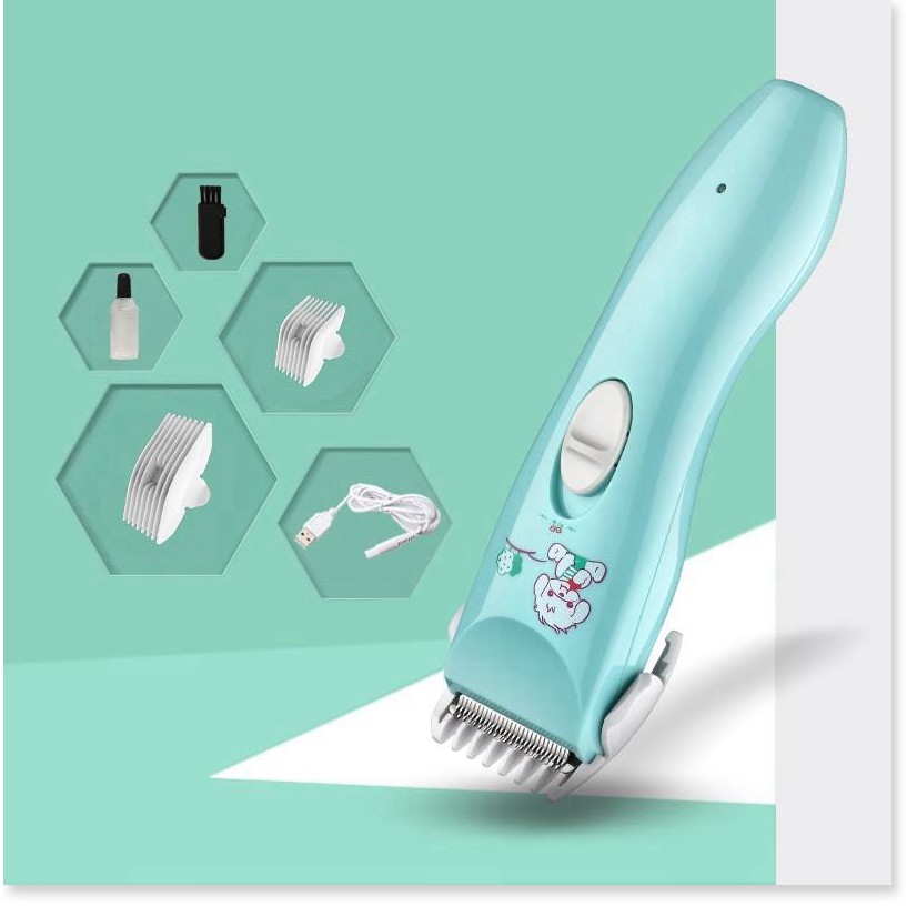 Tông đơ cắt tóc  ✳️   Tông đơ cắt tóc cho trẻ clipper, cường độ tiếng ồn thấp, không làm tổn thương da 7163