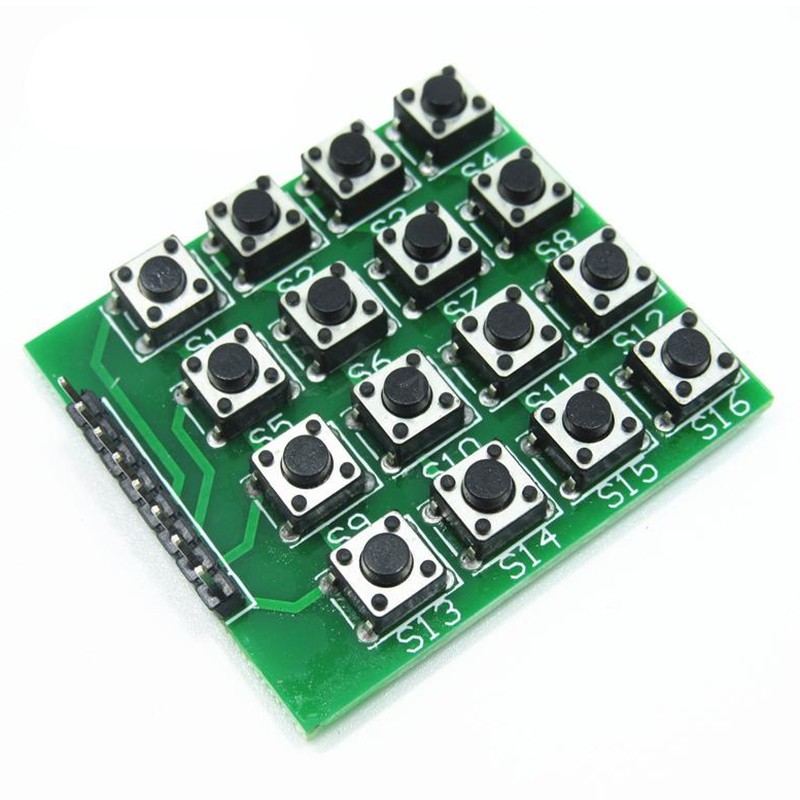 Bảng Mạch Breadboard 16 Nút Mcu 8pin 4x4 4x4 Matrix 16 Nút Mcu Cho Arduino