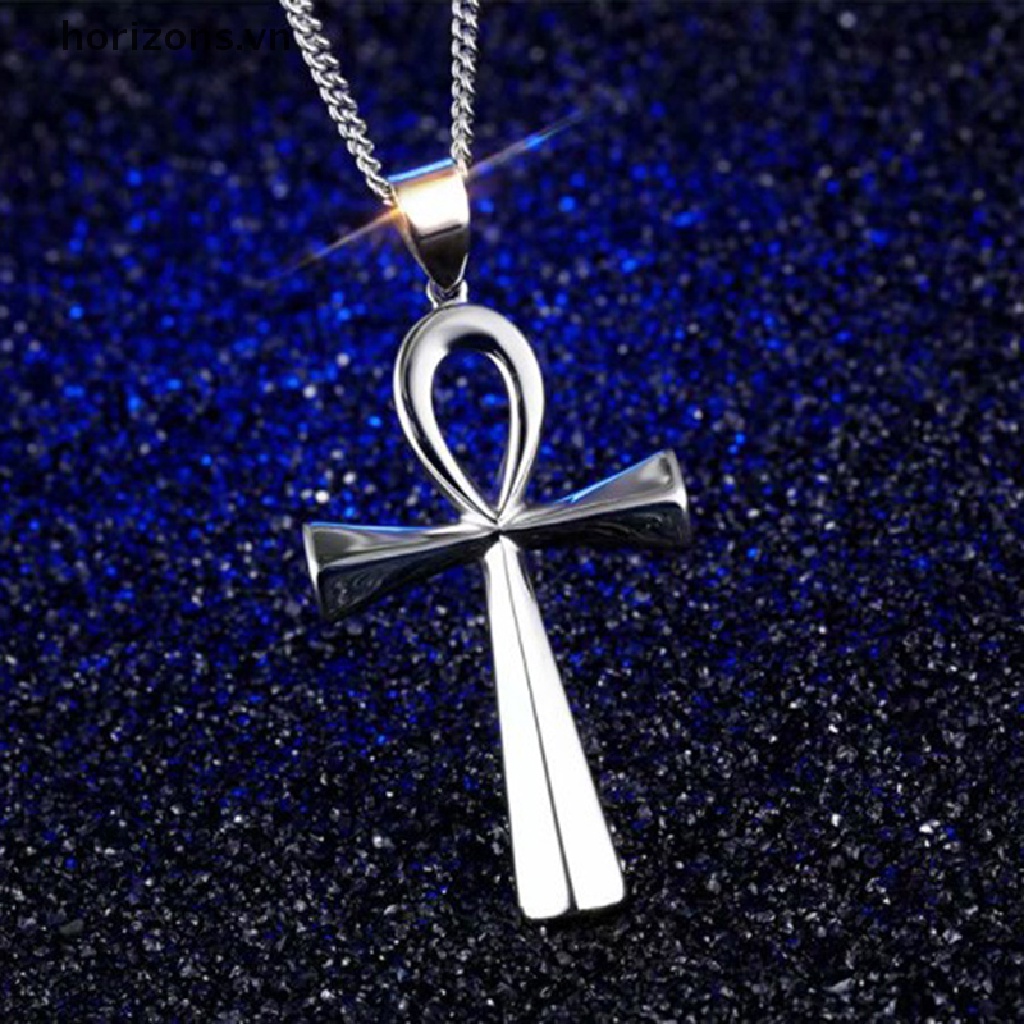 Dây Chuyền Mặt Đá Ai Cập Ankh Crucifix