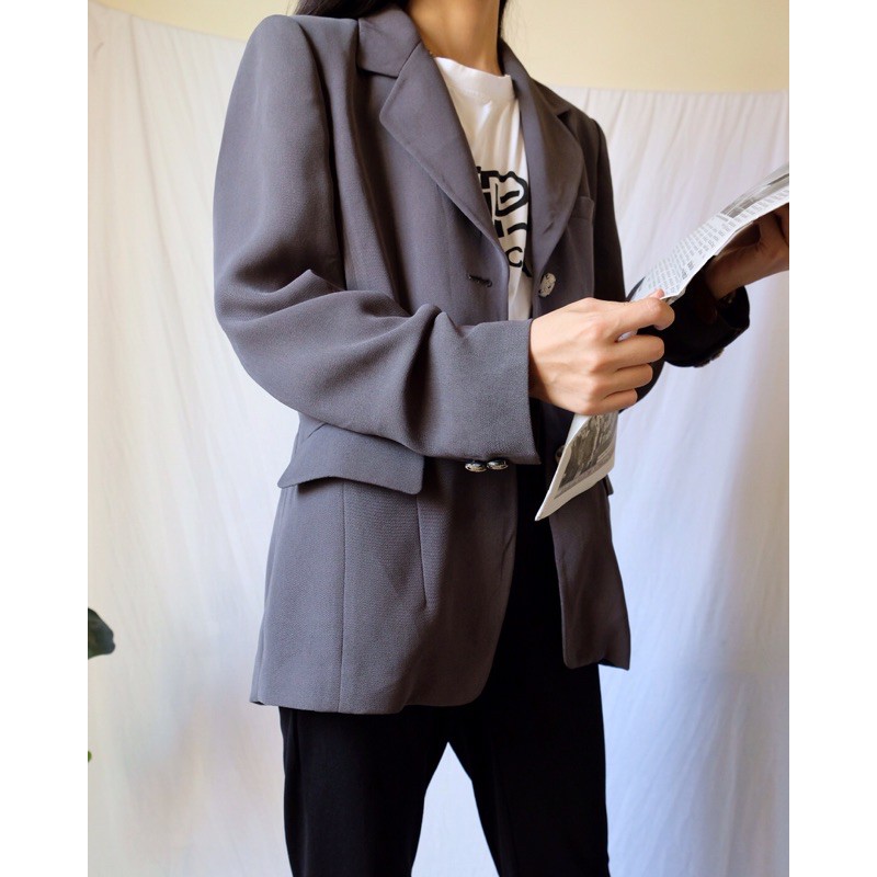 Balzer xám có độn vai-BLA014