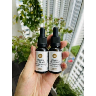 Vitamin D3 K2 Mk7 Sunday Natural 20ml Đức [Date 2023]