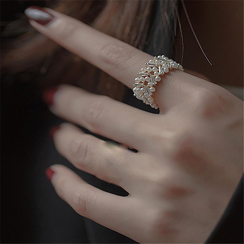 Nhẫn Đồng Sang Trọng Phong Cách Hàn Quốc Cho Nữ