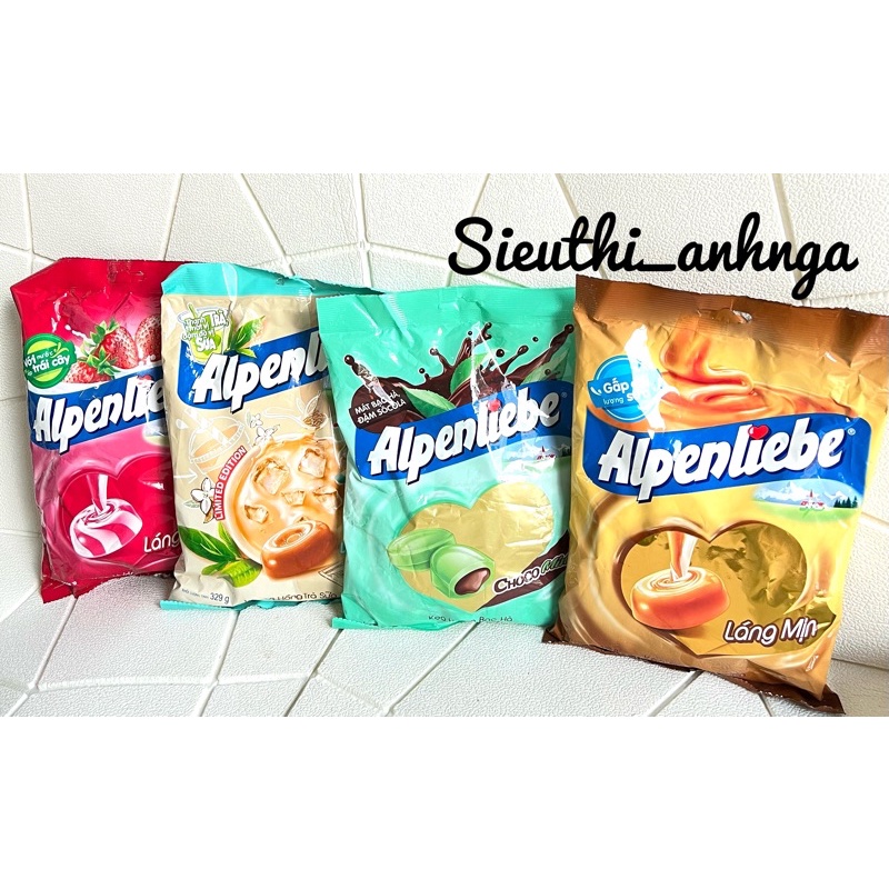 Kẹo Alpenliebe Nhiều Vị Gói 329G