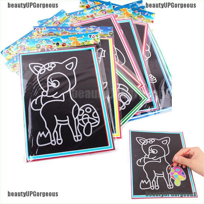 Set 10 tranh vẽ kích thước nhỏ 12CM cho bé