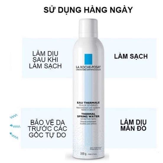 Xịt Khoáng Làm Dịu Và Giúp da cân bằng độ ẩm da La Roche Posay Thermal Spring Water 300ml - licyhouse