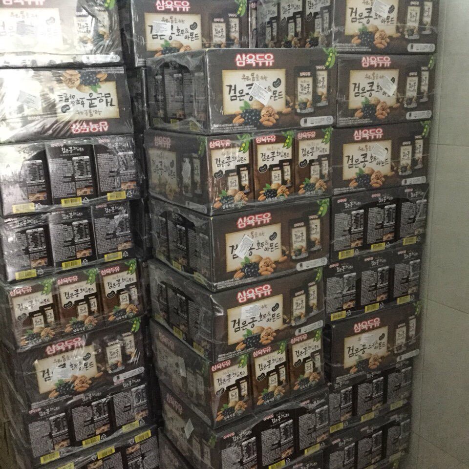 SỮA ÓC CHÓ HẠNH NHÂN ĐẬU ĐEN HÀN QUỐC thùng 24 hộp