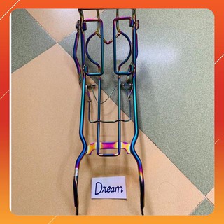 Baga kiểu gắn xe dream ( titan , đen , inox )
