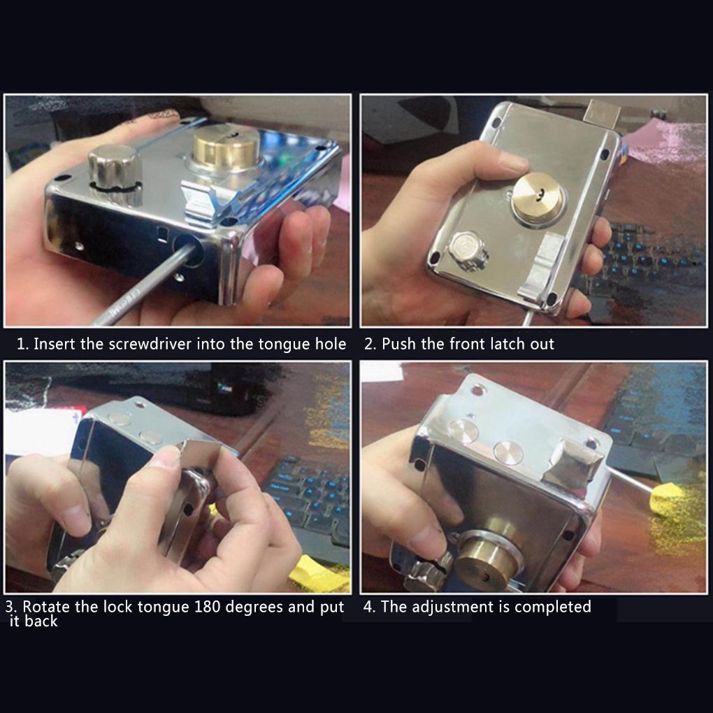 (runbu) Ổ Khóa Kèm Chìa Khóa Bảo Vệ Chống Mài Mòn Đa Năng Cho Ký Túc Xá