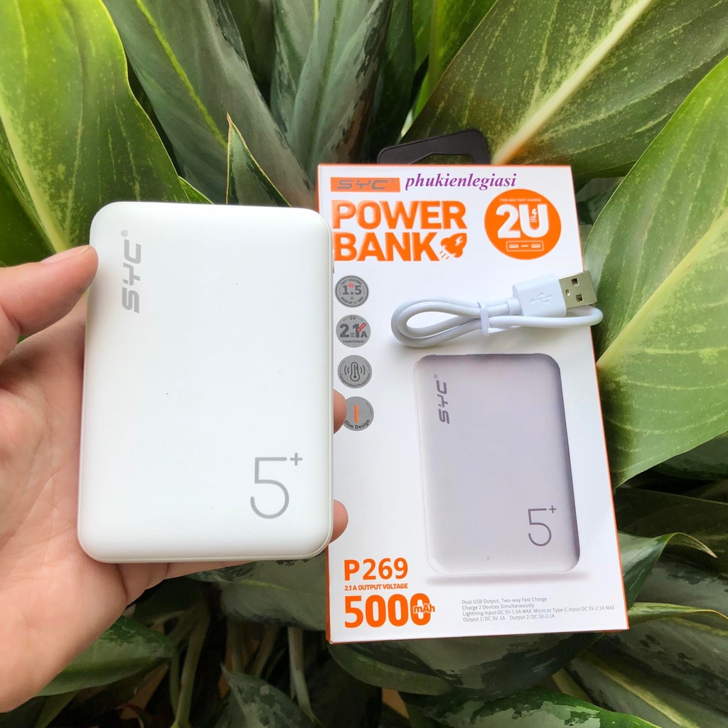 Pin SDP 5000MAH SYC P269 dòng 2.1A