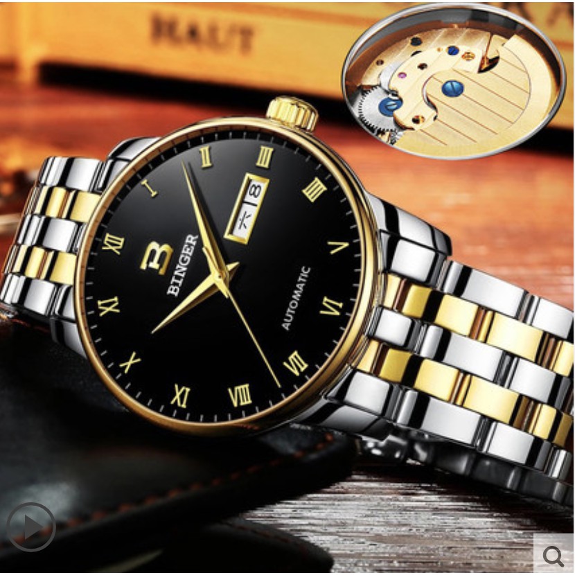 Đồng hồ đeo tay nam - BINGER A31 - Đồng hồ đeo tay nam cao cấp