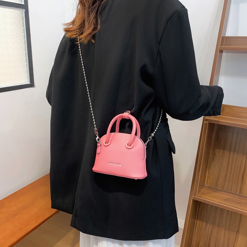 Túi Đeo Chéo Nhỏ Xinh Họa Tiết Trái Vải Phong Cách Hàn Quốc Cho Nữ