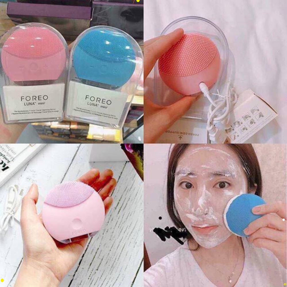 Máy rửa mặt FOREOVER , Máy CẦM TAY làm sạch SÂU DƯỚI da mặt, xe khít lỗ chân lông sạch mụn | BigBuy360 - bigbuy360.vn