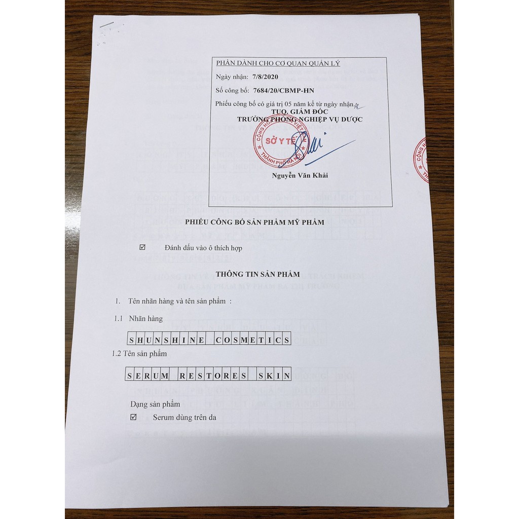 SHUNSHINE COSMETICS Serum siêu phục hồi - Dưỡng chất chuyên sâu phục hồi và tái tạo da | BigBuy360 - bigbuy360.vn