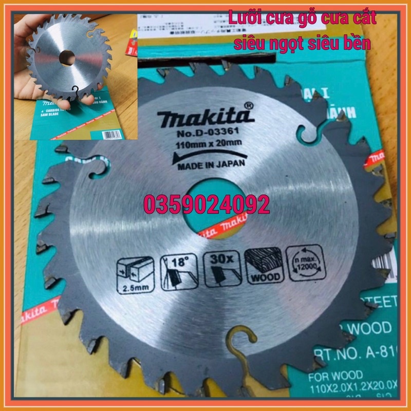 lưỡi cắt gỗ MAKITA LOẠI 1 có bảo hành cắt siêu ngọt siêu bền hàng đảm bảo chất lượng