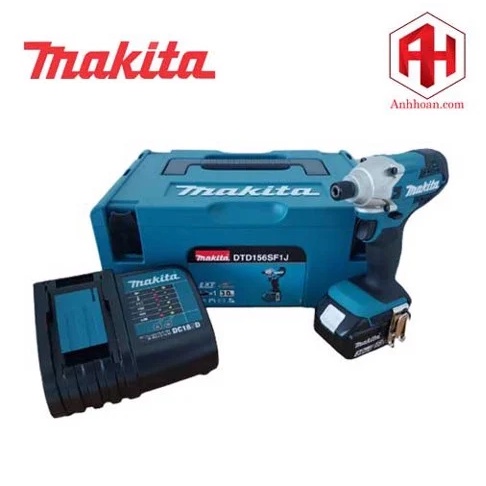 Máy khoan vặn vít dùng pin Makita 18V DTD156SF1J (18V:3Ah)