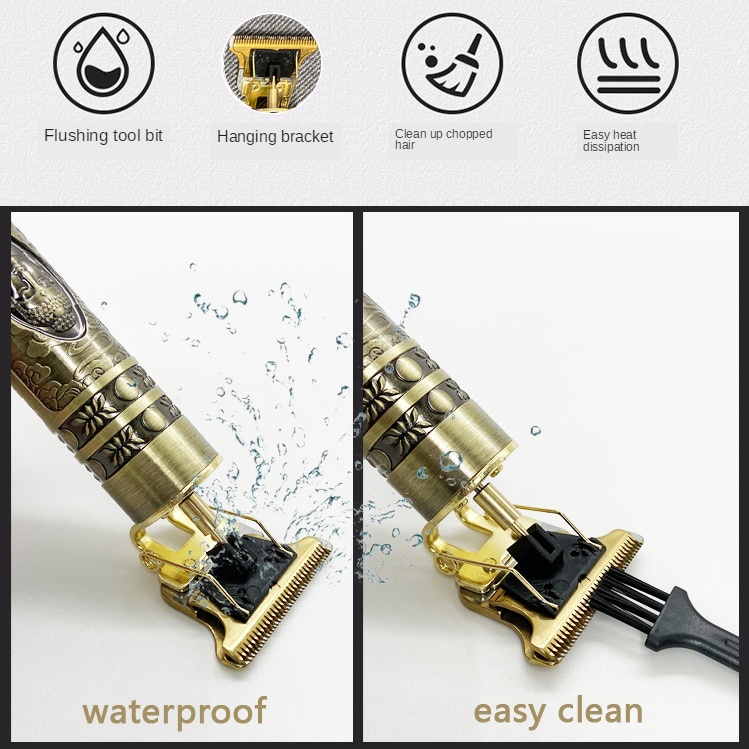 Máy cạo râu Cắt Tóc / Cạo Râu Điện Tử Không Dây T9 Có Thể Sạc Lại Tiện Dụng Cho Nam