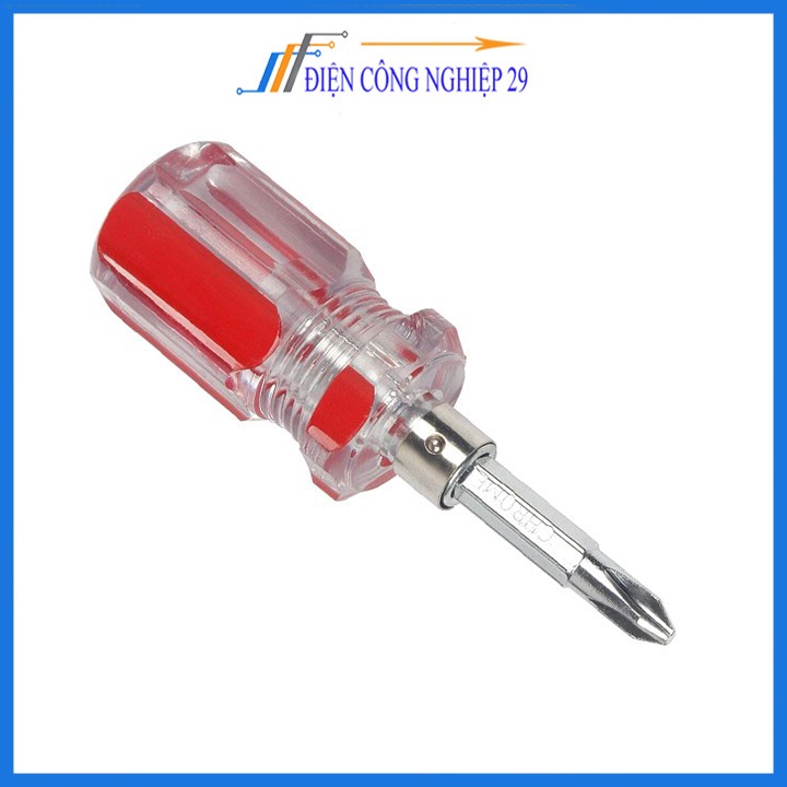 Tô Vít 2 Đầu 4 Cạnh 2 Cạnh Đa Năng Màu Đỏ Dài 8cm