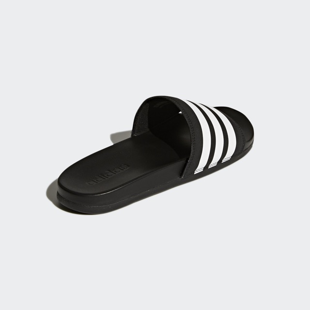 *HÀNG CHÍNH HÃNG, AUTHENTIC* DÉP ADIDAS CLOUDFOAM ĐEN SỌC TRẮNG HOT HIT CỰC ÊM