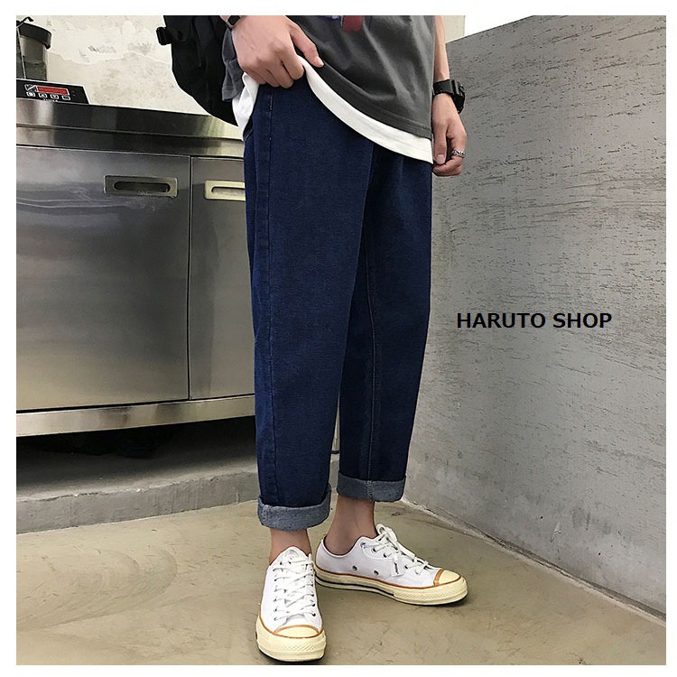 Quần JEAN dài UNISEX nam nữ Quần suông dáng dài | BigBuy360 - bigbuy360.vn