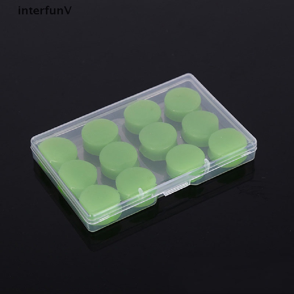 Set 12 Nút Bịt Tai Giảm Tiếng Ồn Bằng Silicone Tiện Dụng