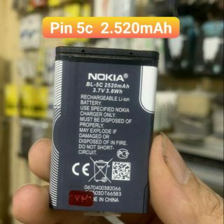 Pin điện thoại BL-5C dung lượng cao ( 2520 mAh )