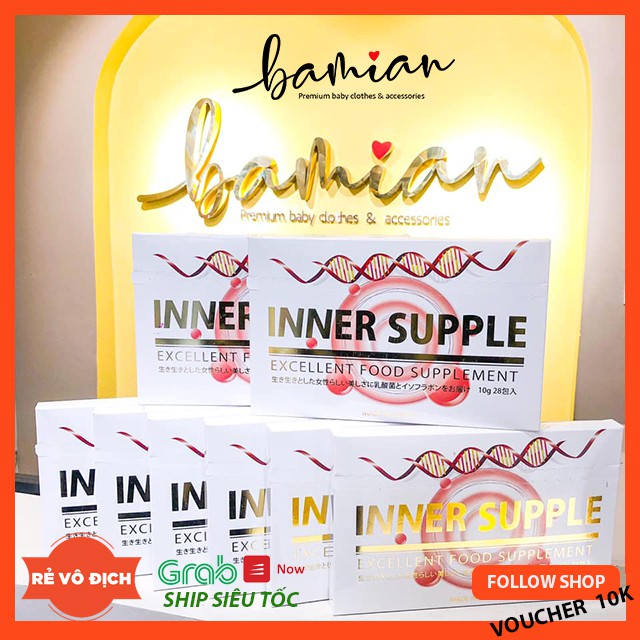 Nước uống INNER SUPPLE Tăng nội tiết tố nữ 28 ngày Nhật Bản