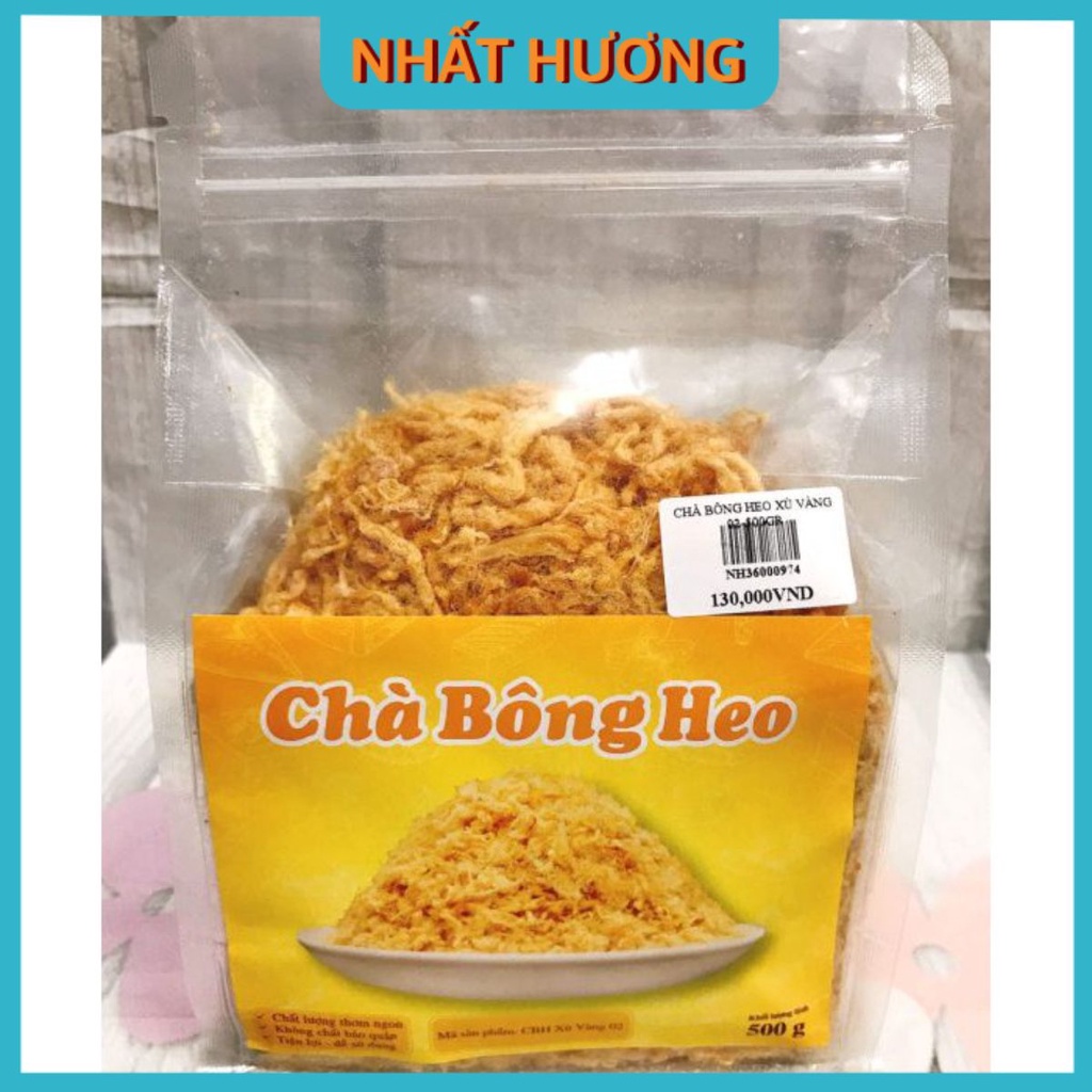 Chà Bông Heo Xù Vàng 500gr